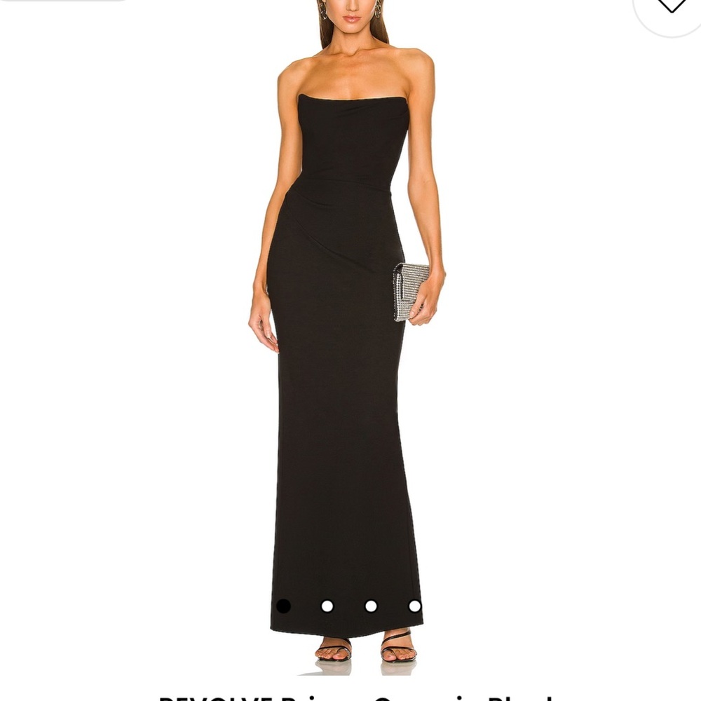 Michael Costello Briggs gown black size s